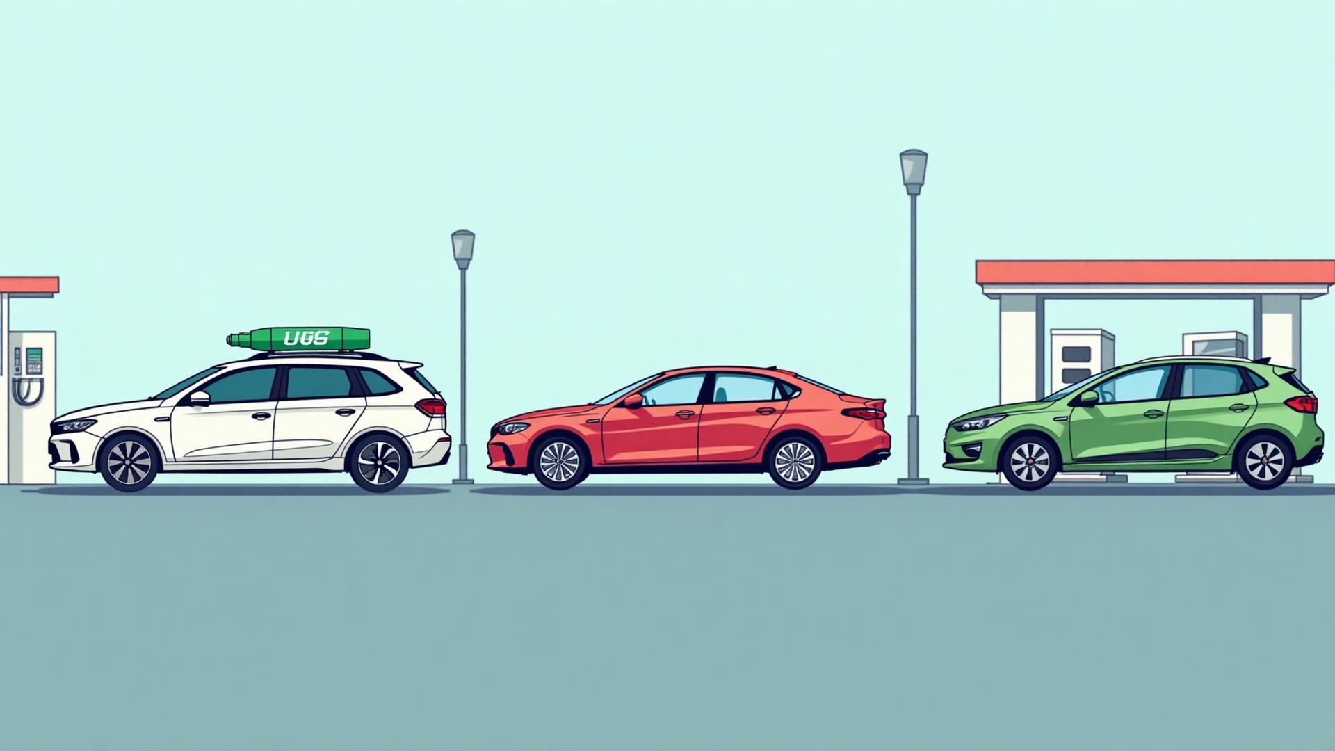 Petrol vs CNG vs EV